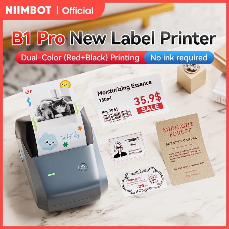 Commercial Printing Dpi - Stampante di Etichette Niimbot B1 Pro,