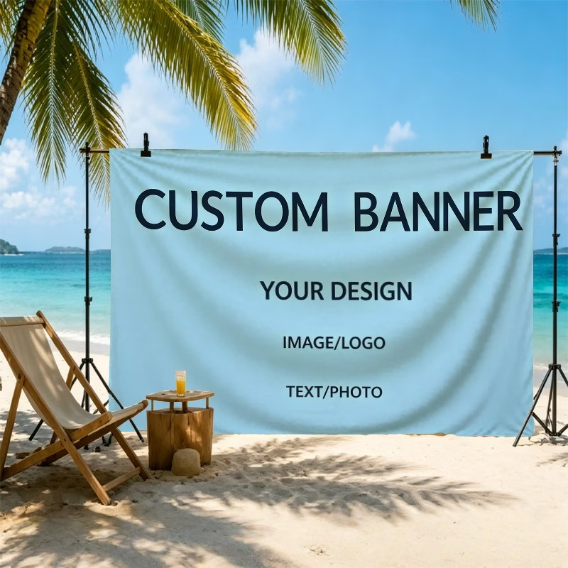 Commercial Printing In Photoshop - Bandiere Personalizzate Adatte per Officine di