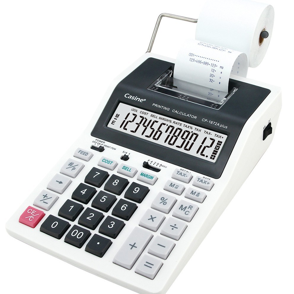 Calcolatrice per ufficio, fina - Commercial Printing Calculator recensione e prezzo
